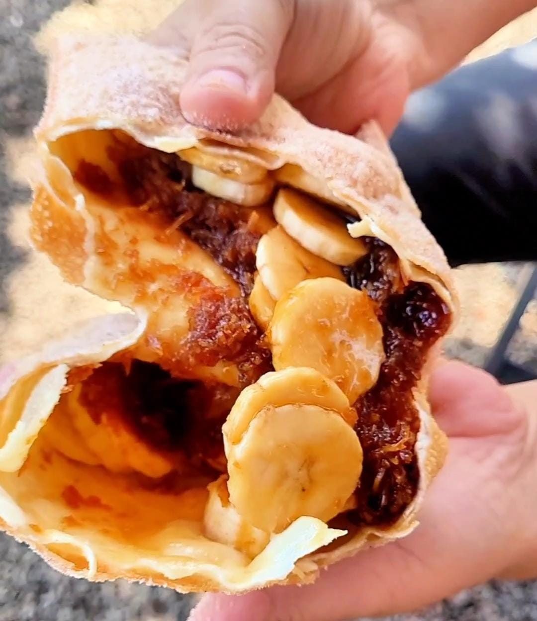 🥥 Pastel Especial de Cocada Queimada com Banana, foto 2